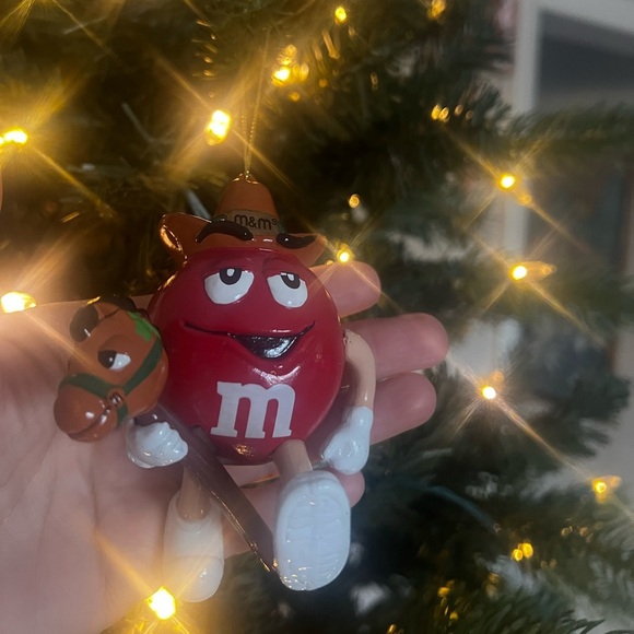 ❤️Vintage M&M’s Red Christmas Horse Ornament - Picture 3 of 5